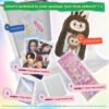 Whats included with each photocard holder purchase from CottonKoko: a packed item, free fanmade photocards, stickers, PP card sleeves, and acrylic hard case.